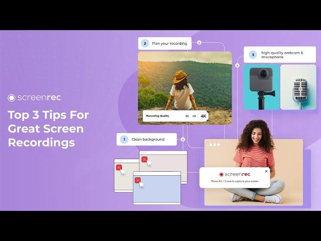 3 Tips For Improving Your Screen Recordings + bonus solution