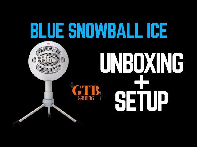 Blue Snowball Ice UNBOXING + SETUP ON MAC! | GetTheBag Gaming