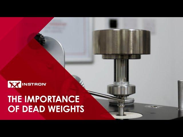 Instron® | MFi Series: The Importance of Deadweights