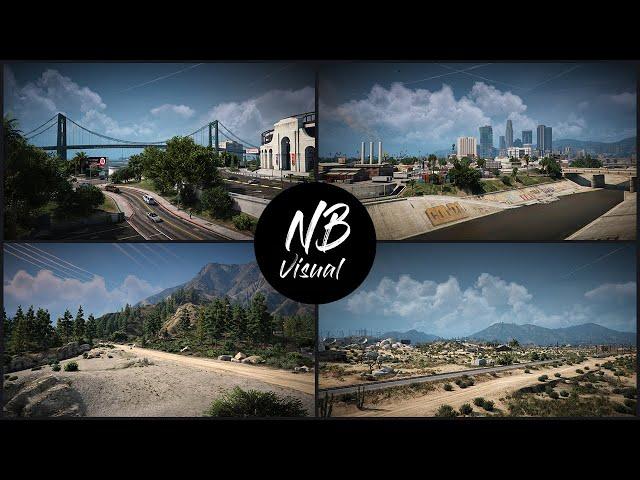 How to install Nb Visual in GTA 5 [Easy] How to install best vegetation mod GTA V / Graphics mod