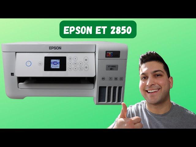 Epson ET 2850 Unboxing, SETUP TUTORIAL & Review [Watch Before You Buy!]