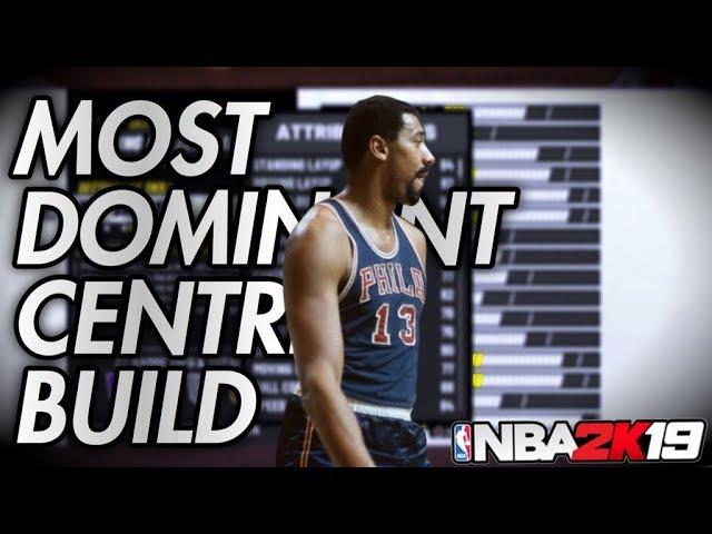 THE MOST DOMINANT CENTER BUILD NBA 2K19