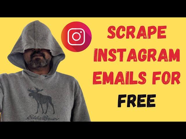 Scrape Instagram Emails for FREE : How to generate leads on Instagram?