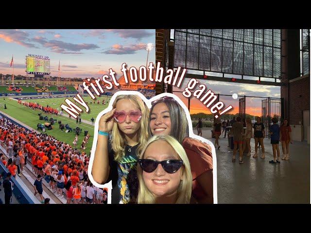 My first football game! Exchange student weekend VLOG