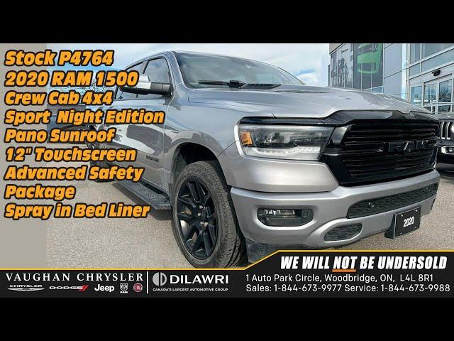 2020 Ram 1500 Sport Crew | Vaughan Chrysler Stock # P4764