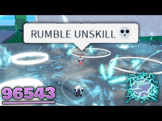 These Rumble Combos Destroy 30m Bounty Hunters.. (Blox Fruits)