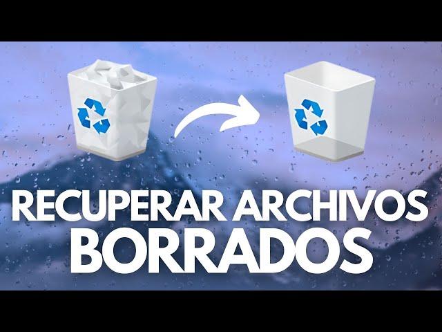 Recuperar documentos BORRADOS de la papelera de reciclaje GRATIS | Windows 