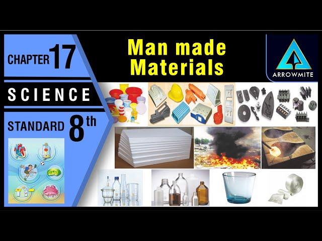 Man made Materials | Std 8 | Science | Ch.17 | Maharashtra State Board