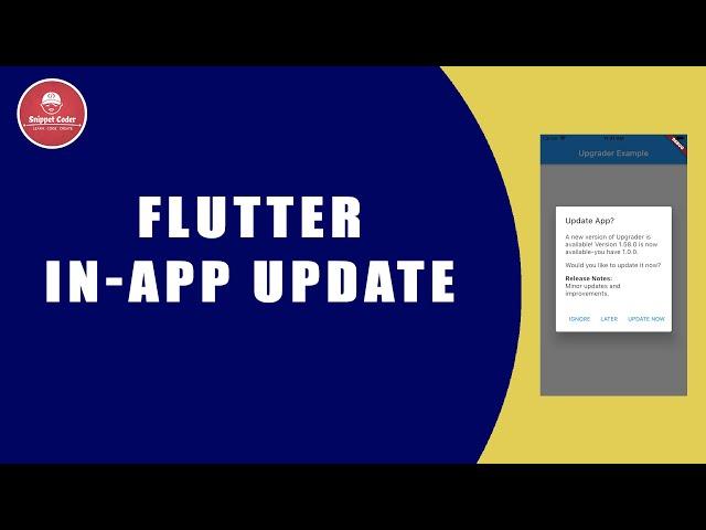 Flutter App Updater - Keep your app up to date!