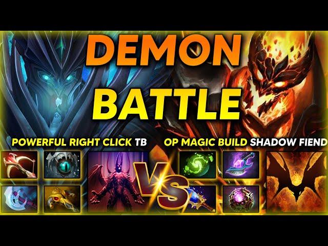 AMAZING DEMON BATTLE | POWERFUL RIGHT CLICK RANGE DEMON TERRORBLADE VS OP MAGICAL BUILD SHADOW FIEND