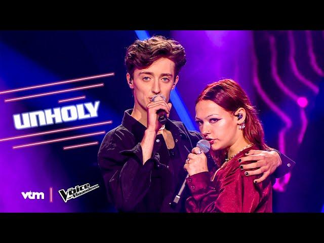 Ward & Reza - 'Unholy' | Battles #3 | The Voice van Vlaanderen | VTM