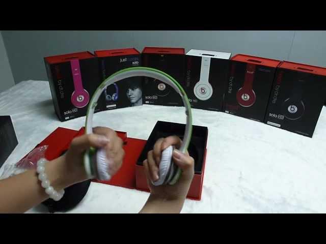 Monster Beats By. Dre  green SOLO HD fresh air unboxing review---Flydream