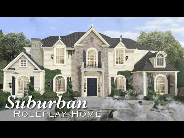 Bloxburg: Suburban Roleplay Home | Speedbuild | Roblox Bloxburg