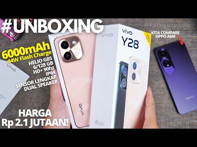 BATERAI JUMBO! UNBOXING Vivo Y28 4G Indonesia + Tes Camera, Spesial Smartphone OUTDOOR?