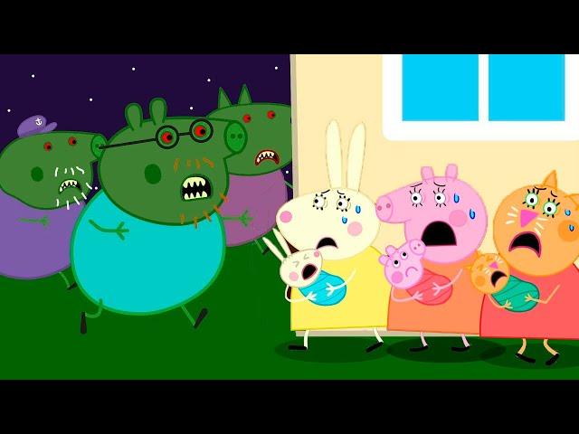 Zombie Apocalypse, Zombies Appear At The Laboratory‍️ | Peppa Pig Funny Animation