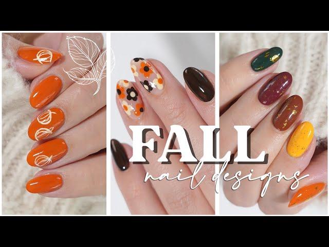 FALL NAIL ART  Cute & Easy Nail Art Design Compilation