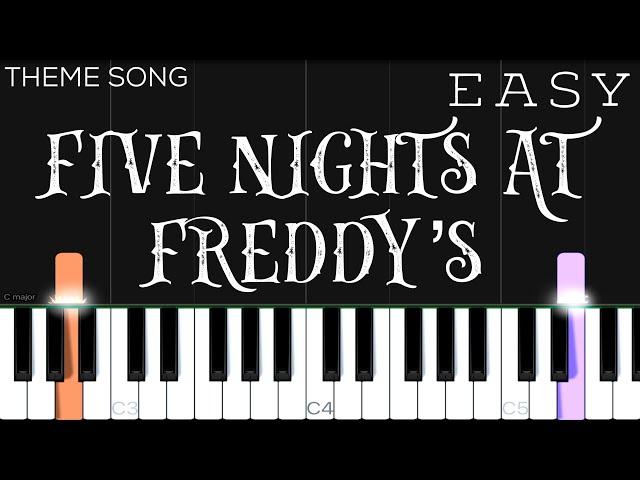 Five Nights at Freddy’s Song | EASY Piano Tutorial