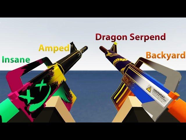 [OUTDATED] All Unturned Stockpile Maplestrike Skins | Unturned Skin Showcase #4