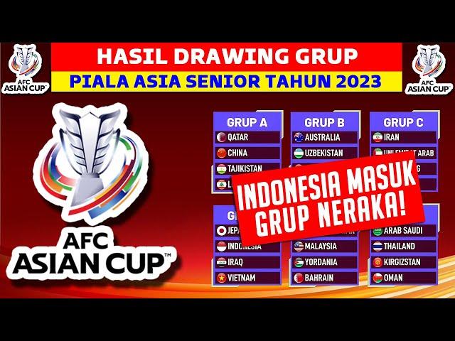 RESMI! Hasil Drawing Piala Asia Senior 2023 - Jadwal Piala Asia 2023 - Piala Asia Qatar 2023