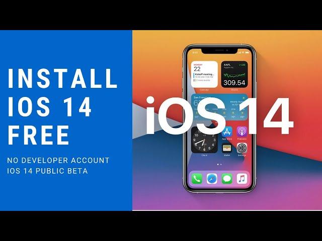 Install iOS 14 Free No Developer Account required
