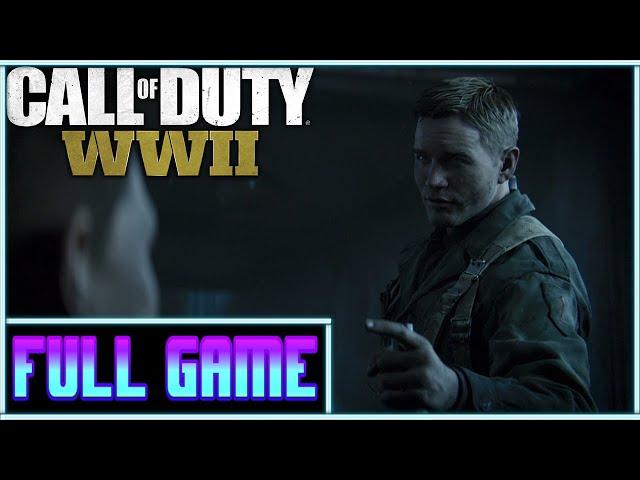 Call of Duty WWII *Full game* Gameplay playthrough (no commentary)