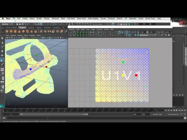 Advance UV Mapping in Maya 2016