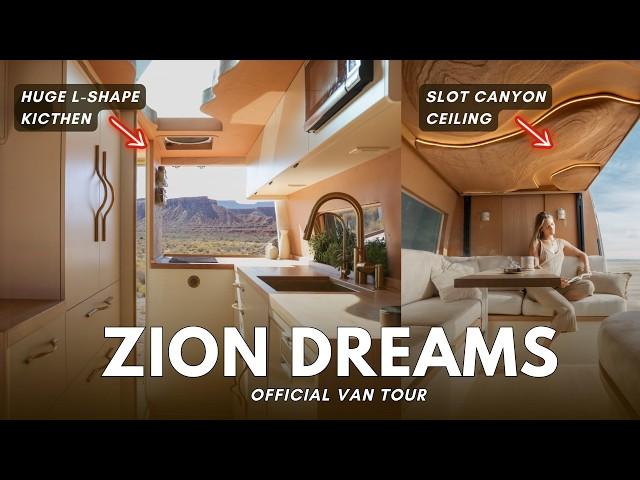 ZION DREAMS Luxury Slot Canyon-Inspired Camper | OFFICIAL VAN TOUR