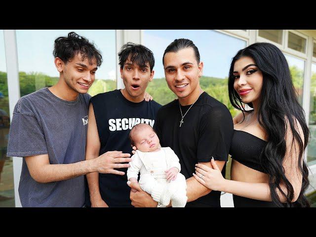 BABY SON MEETS FAMILY FOR THE FIRST TIME!