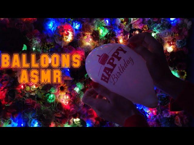 ASMR Tapping |Tracing | Rubbing | Deflating Balloons p(^_^)q