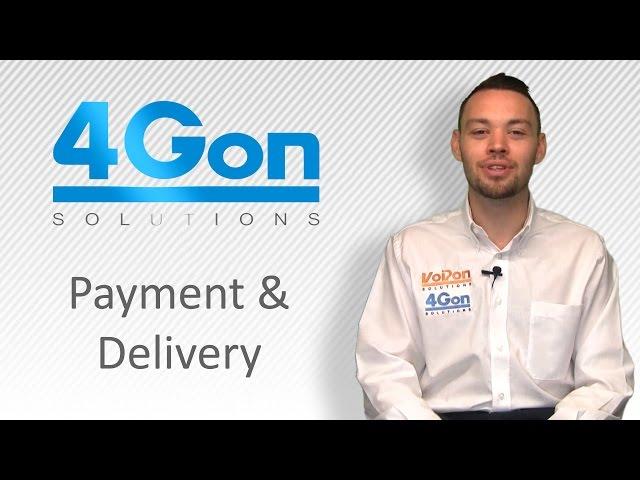 Payment and Delivery Options at 4Gon Solutions