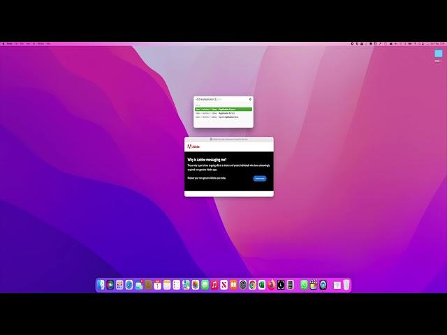 Adobe genuine software integrity service - popup removal - Mac