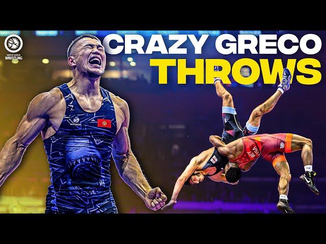 5 Minutes of Crazy Greco-Roman Wrestling Throws