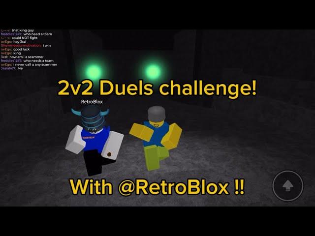 2v2 Duels Challenge with @Bloxxor-1 in The Strongest Battlegrounds! (Part. 1)