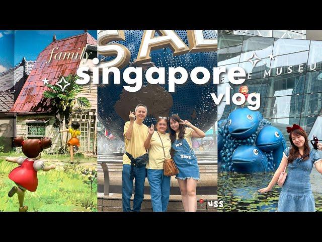  singapore vlog // world of studio ghibli exhibition, universal studio, garden by the bay & more