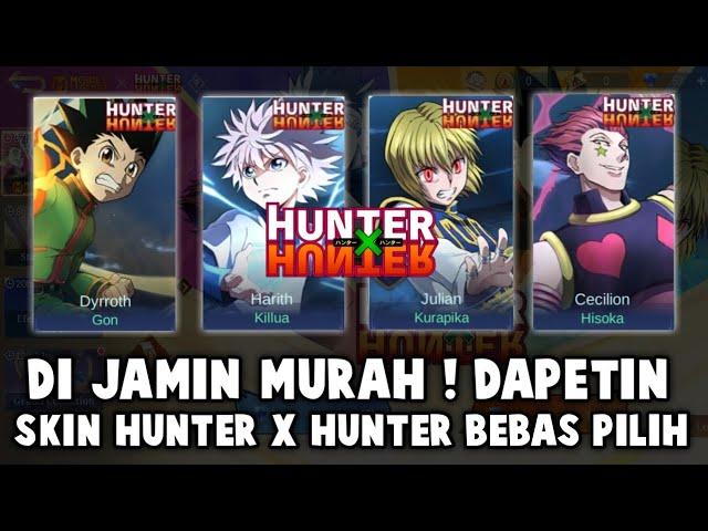 DI JAMIN DAPET SKIN HUNTER X HUNTER BEBAS PILIH HARGA MURAH PAKE TIPS HEMAT !!