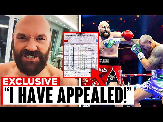 BREAKING: Tyson Fury APPEALS Against Oleksandr Usyk Rematch LOSS!