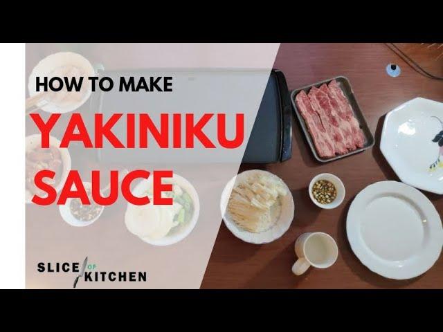 How to make Yakiniku Sauce (from a Japanese)