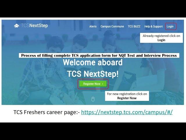 TCS Form | How to fill TCS NextStep Application Form step  by step | HR Pick | V-2