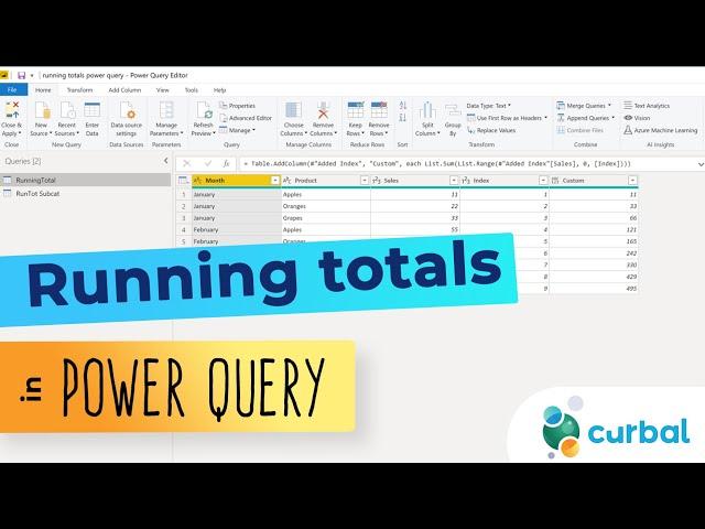 Running totals in power query??? Yes, you can :)