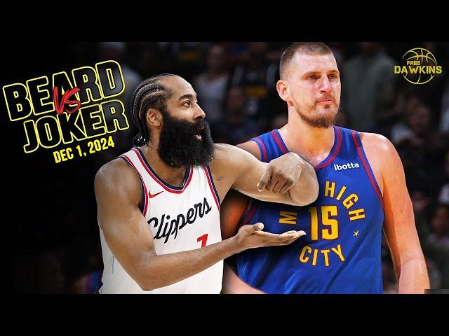 Nikola Jokic vs James Harden Full Duel  | December 1, 2024 | FreeDawkins