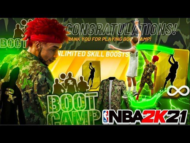 I WON the 1ST BOOT CAMP EVENT on NBA2K21! WINNING UNLIMITED BOOSTS with the BEST BUILD on 2K21!