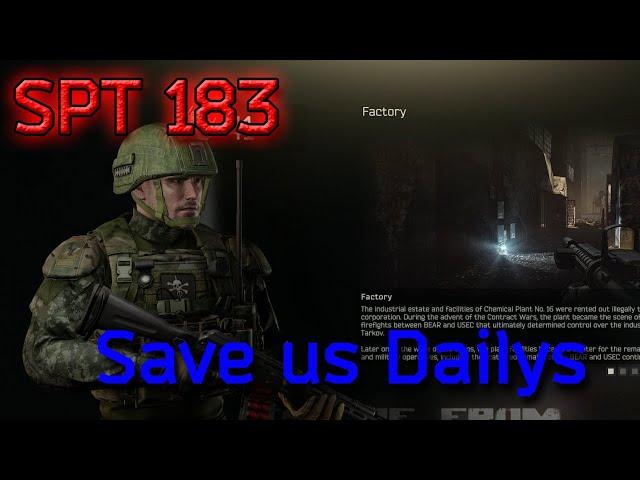 Single Player Tarkov 183 - Save Us Daily Tasks #eft #singleplayertarkov