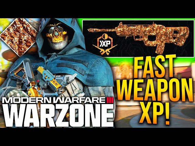 UNLOCK New "ONE TRICK" PRESTIGE CAMO FAST! Get FAST WEAPON XP In WARZONE & Modern Warfare 3!