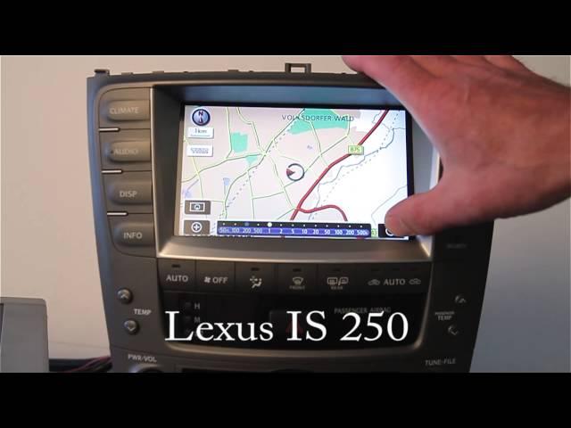 Lexus IS 250 Navigationssystem Displayeinheit Verstärker / Reparatur / Meisterhand-Service