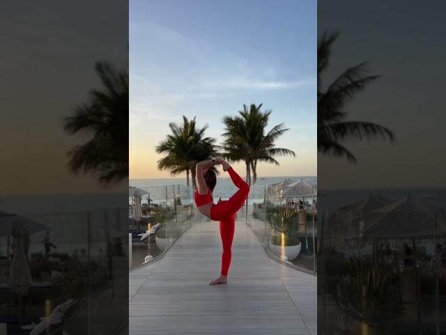 #burjalarab pool side looks magical #dubai #yoga #mydubai #luxury