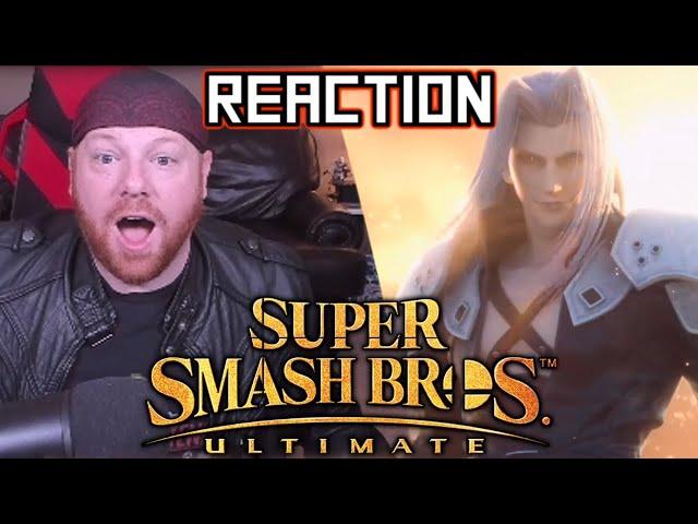 KRIMSON KB REACTS: SEPHIROTH IS IN SMASH ULTIMATE!!!!!