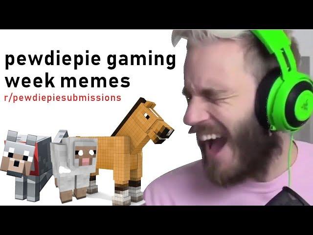 PEWDIEPIE MINECRAFT MEMES  (Joergen Minecraft Memes, Jorgen Memes, Gaming Week Minecraft)