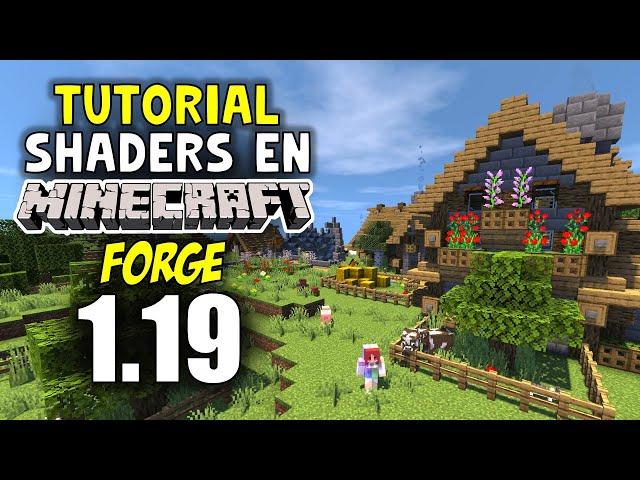 instalar shaders en Minecraft Forge 1.19 con Optifine, Muy Facil y Rapido.