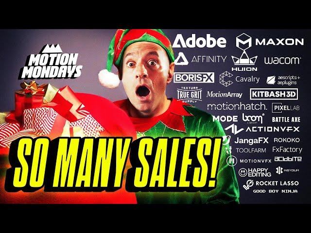 The ULTIMATE 2024 Black Friday Roundup for Motion Designers | Motion Mondays