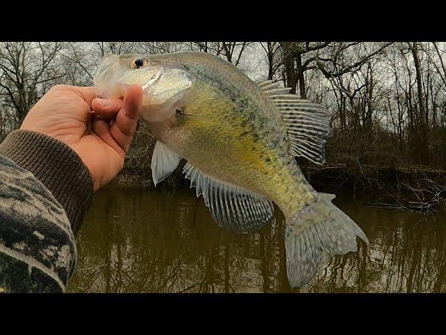 Crappie fishing a New lake.